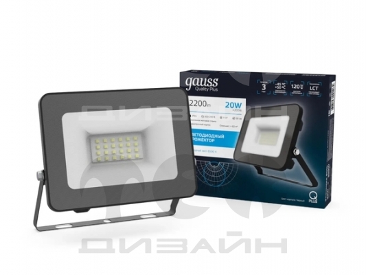 ��������� Gauss Qplus 20W 2000lm 6500K 200-240V IP65 ������