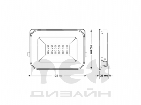 ��������� Gauss Qplus 20W 2000lm 6500K 200-240V IP65 ������