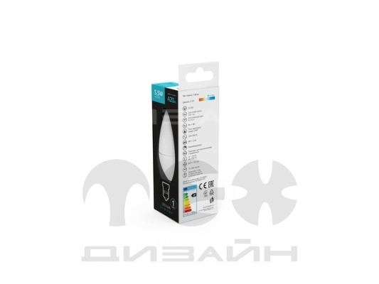 ������������ ����� Gauss Basic ����� 5.5W 410lm 4000K E14 LED