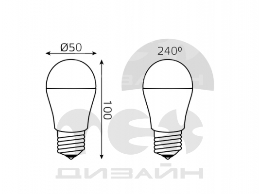 ������������ ����� Gauss Basic����13W�1200lm 3000K E27