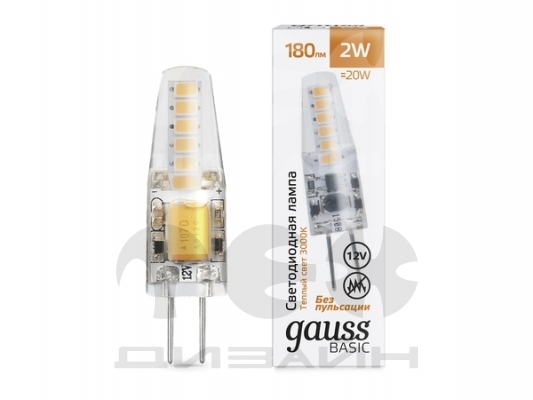 ������������ ����� Gauss Basic G4 12V 2W 180lm 3000K �������