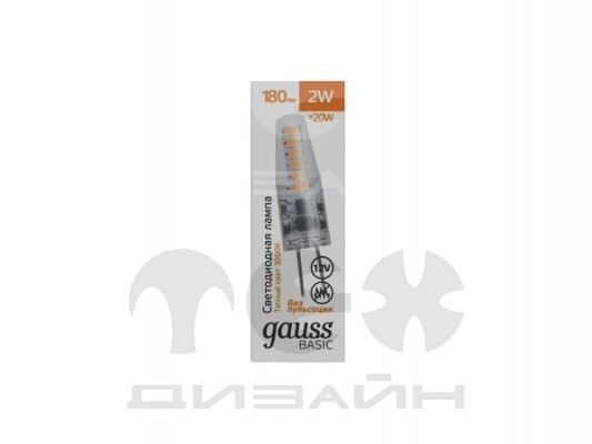 ������������ ����� Gauss Basic G4 12V 2W 180lm 3000K �������