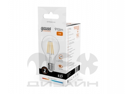 ������������ ����� Gauss Filament Elementary �60 11W 910lm 2700K E27