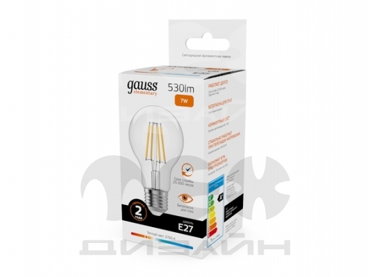 ������������ ����� Gauss Filament Elementary �60 7W 530lm 2700K E27