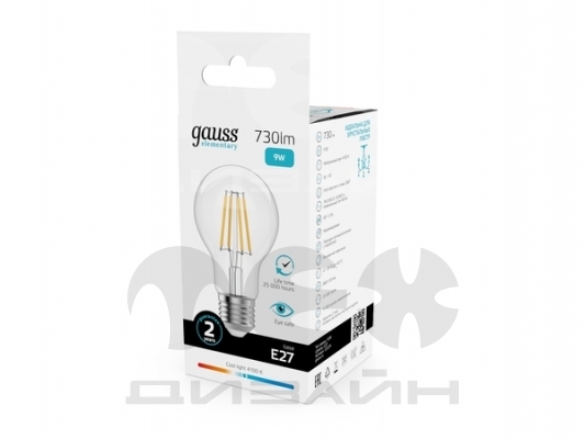 ������������ ����� Gauss Filament Elementary �60 9W 730lm 4100K E27