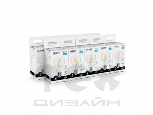 ������������ ����� Gauss Filament Elementary �60 9W 730lm 4100K E27