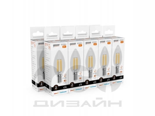 ������������ ����� Gauss Filament Elementary ����� 10W 650lm 2700K E14 LED