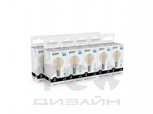 ������������ ����� Gauss Filament Elementary ��� 12W 750lm 4100K E14