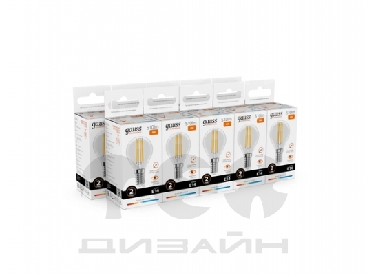 ������������ ����� Gauss Filament Elementary ��� 8W 510lm 2700K E14