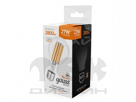 ������������ ����� Gauss Basic Filament �70 27W 2800lm 2700K E27