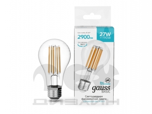 ������������ ����� Gauss Basic Filament �70 27W 2900lm 4100K E27