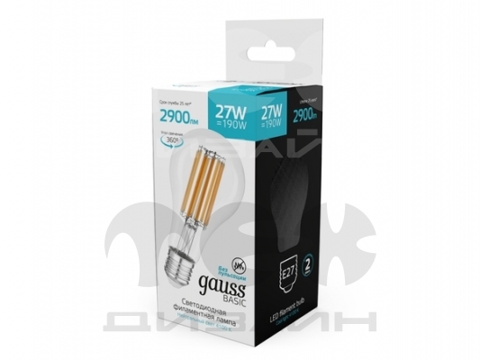 ������������ ����� Gauss Basic Filament �70 27W 2900lm 4100K E27
