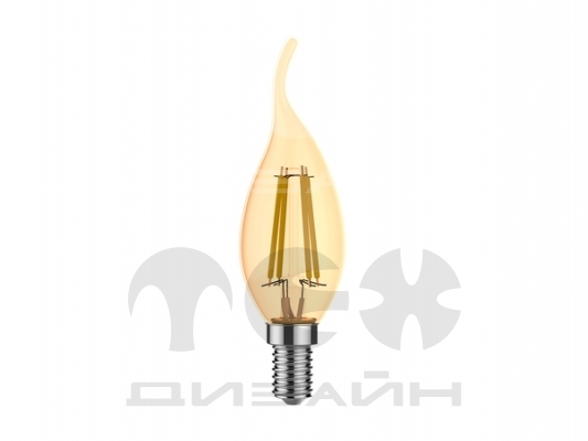 ������������ ����� Gauss Basic Filament ����� �� ����� 3,8W 350lm 2400K �14 golden LED