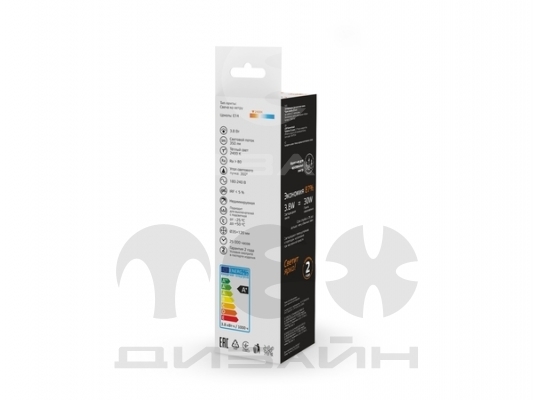 ������������ ����� Gauss Basic Filament ����� �� ����� 3,8W 350lm 2400K �14 golden LED