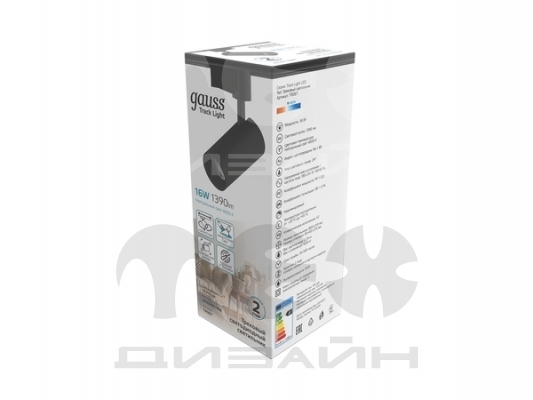 ���������� �������� Gauss ������� 16W 1390lm 4000K 180-220V IP20 65*210�� ������ ���� 24?