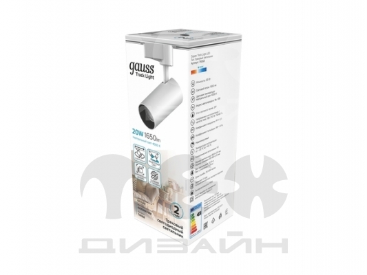 ���������� �������� Gauss ������� 20W 1650lm 4000K 180-220V IP20 65*210�� ����� ���� 24?