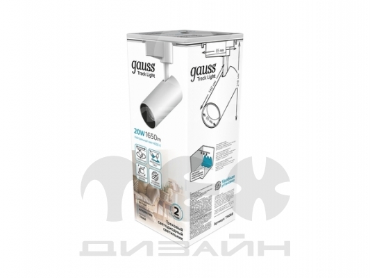 ���������� �������� Gauss ������� 20W 1650lm 4000K 180-220V IP20 65*210�� ����� ���� 24?
