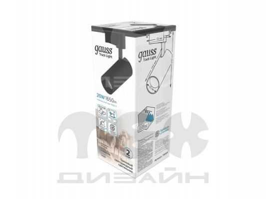 ���������� �������� Gauss ������� 20W 1650lm 4000K 180-220V IP20 65*210�� ������ ���� 24?
