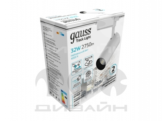 ���������� �������� Gauss ������� 32W 2750lm 4000K 180-220V IP20 75*220�� ����� ���� 24?