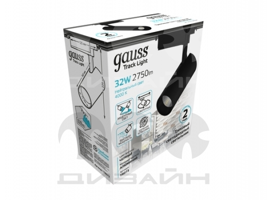 ���������� �������� Gauss ������� 32W 2750lm 4000K 180-220V IP20 75*220�� ������ ���� 24?