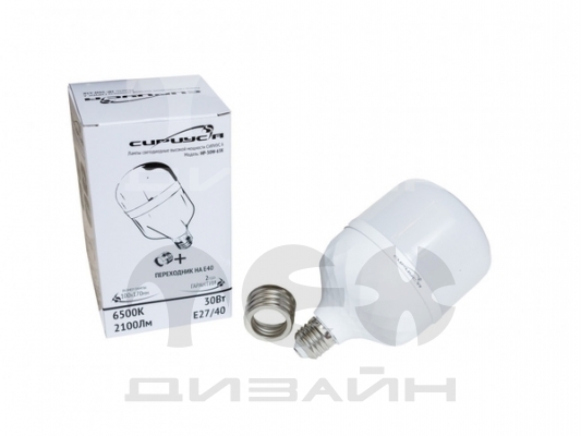 ����� ������������ ������� �������� HP 30W 6500K 2100�� E27 (+���������� �� �40) �������