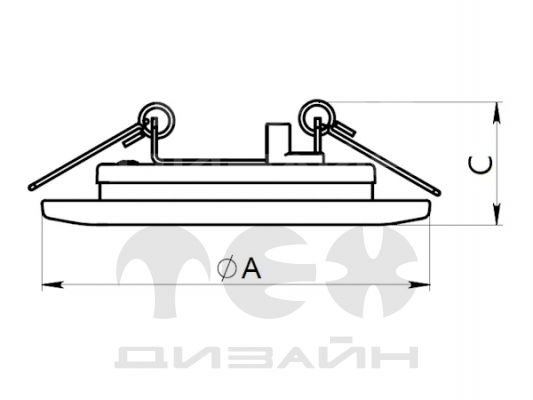 ���������� PENNY/R 8W OPL 940 WH IP54/IP20